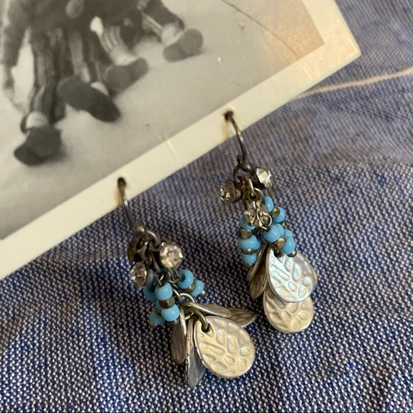 Anthropologie Jewelry - Anthropologie Earrings Silver & Turquoise NWT
